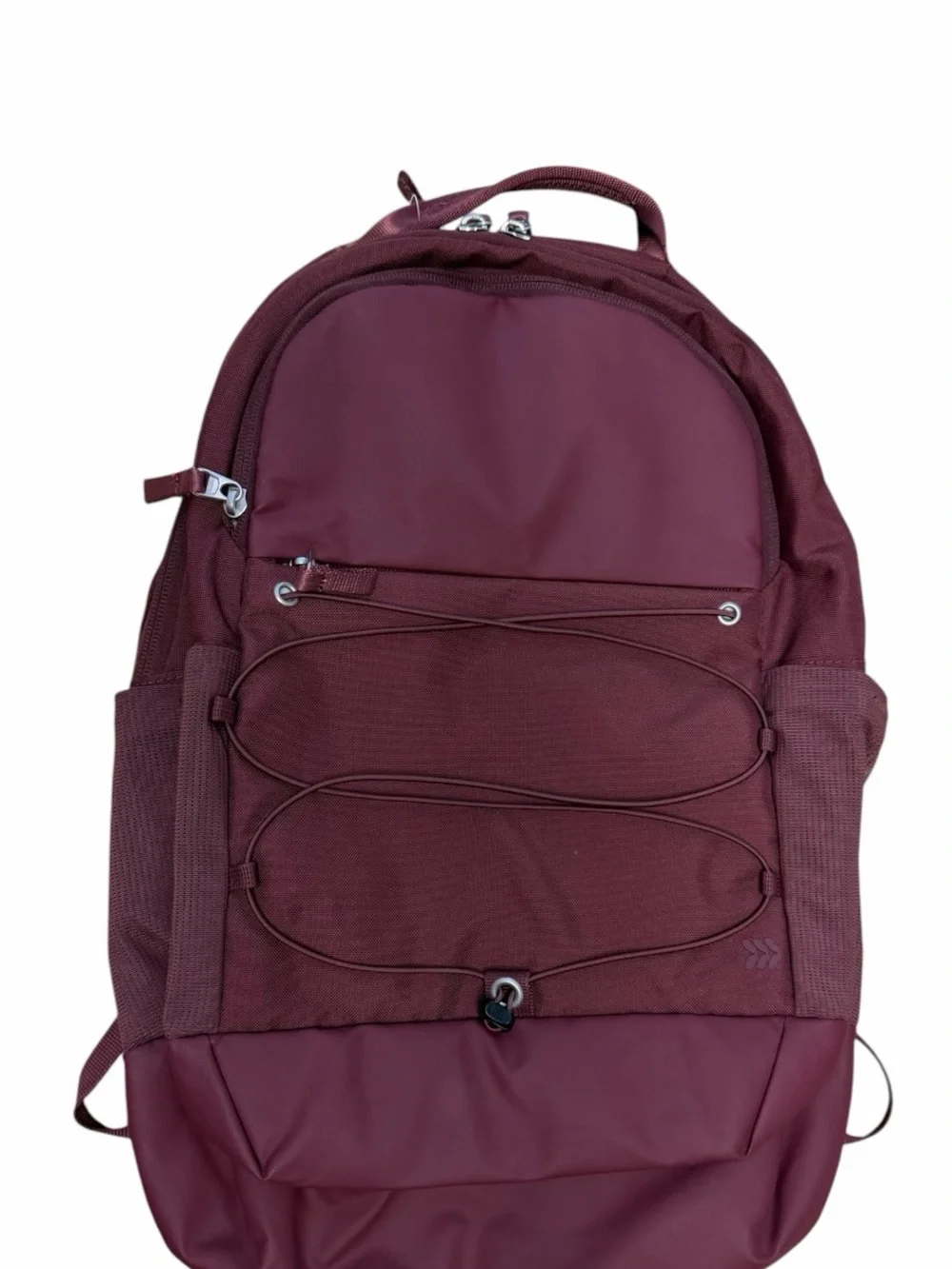 all in motion Maroon Everyday Backpack with Front Bungee
